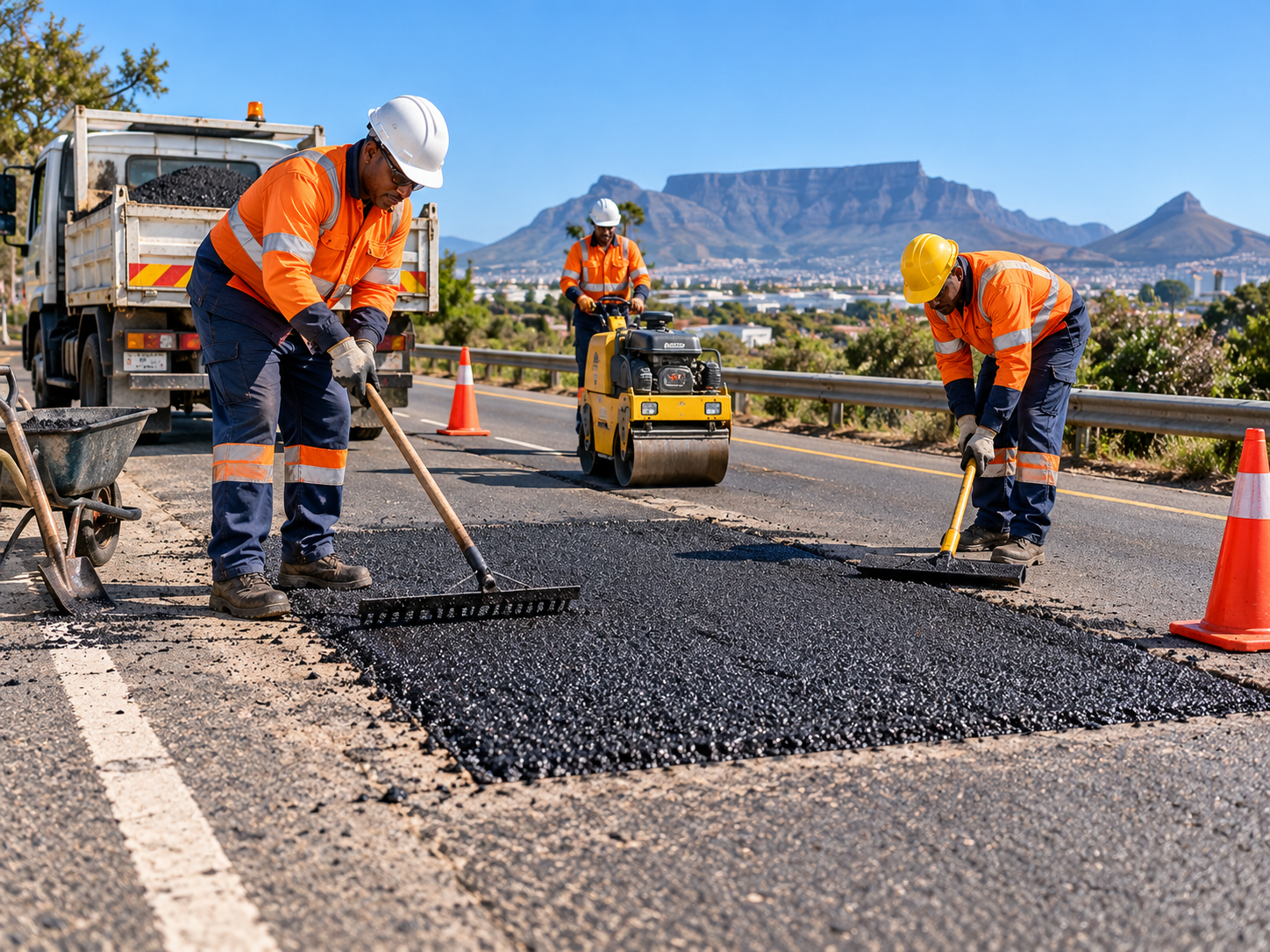 Road maintenance and gravel-road solutions