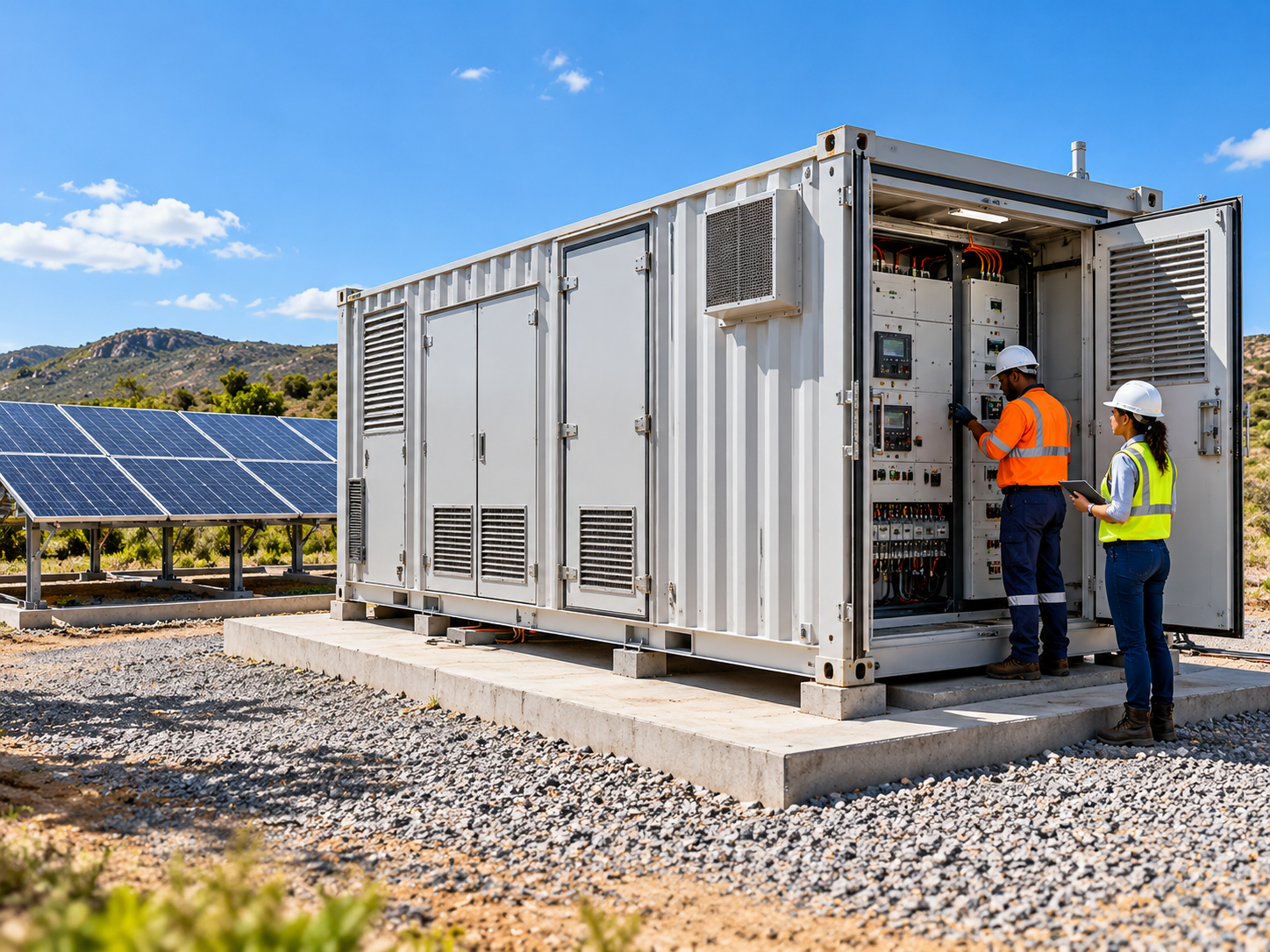 Microgrid Container - Energy & Support Systems