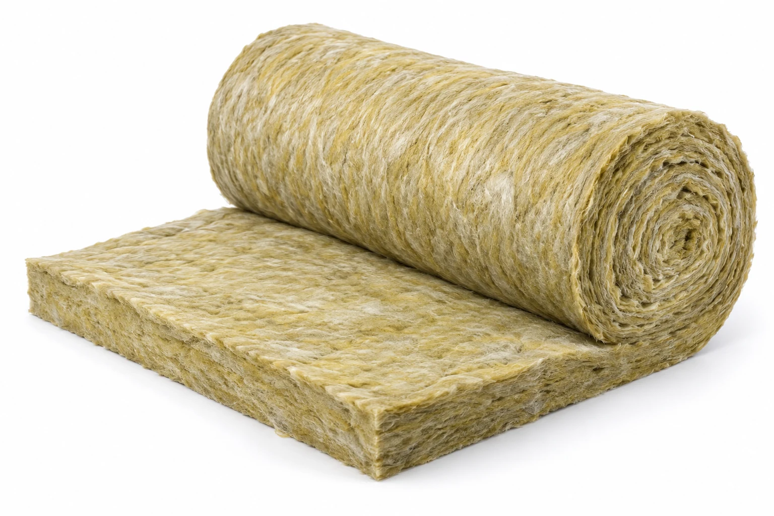 Mineral wool wall/roof insulation product illustration