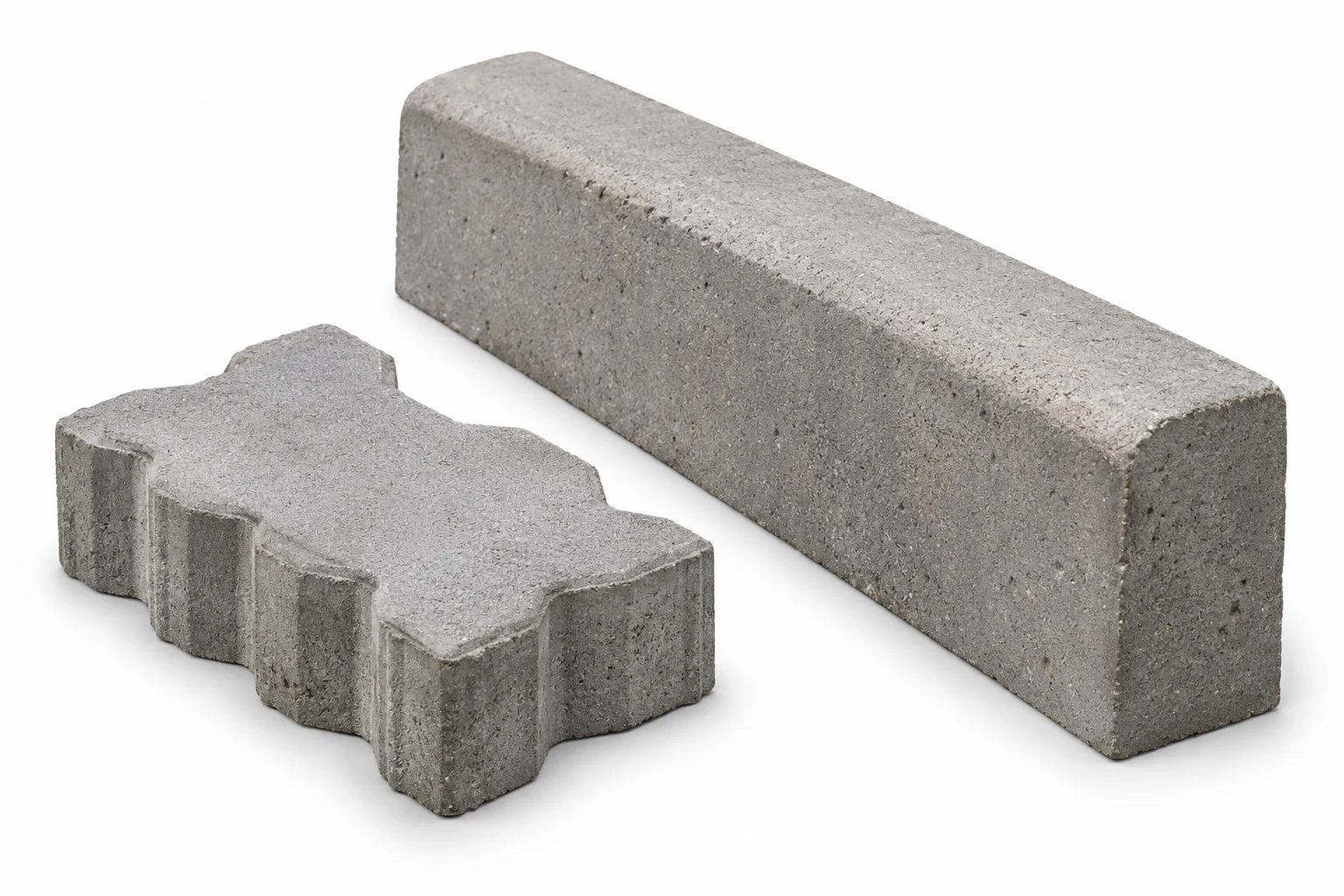 Concrete paving blocks and kerbs — product image