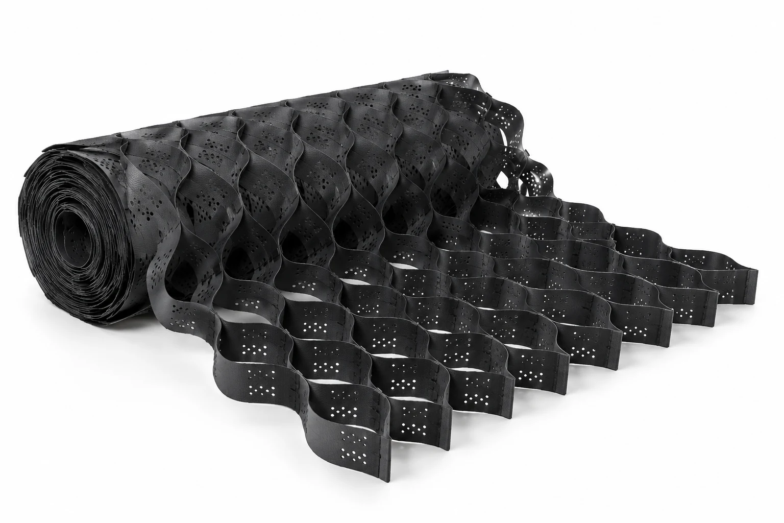 Geocells/geogrids/geotextile product illustration