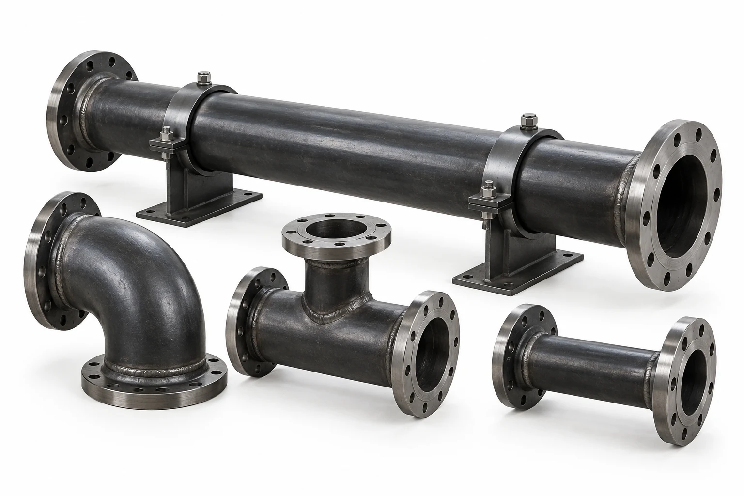 Carbon steel water pipe and spools — product image