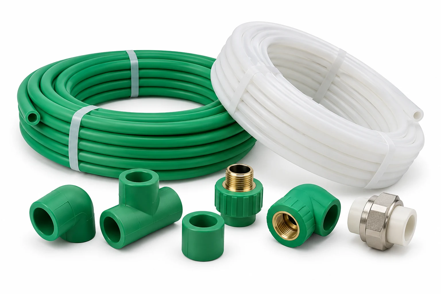 PPR/PEX potable water distribution product illustration