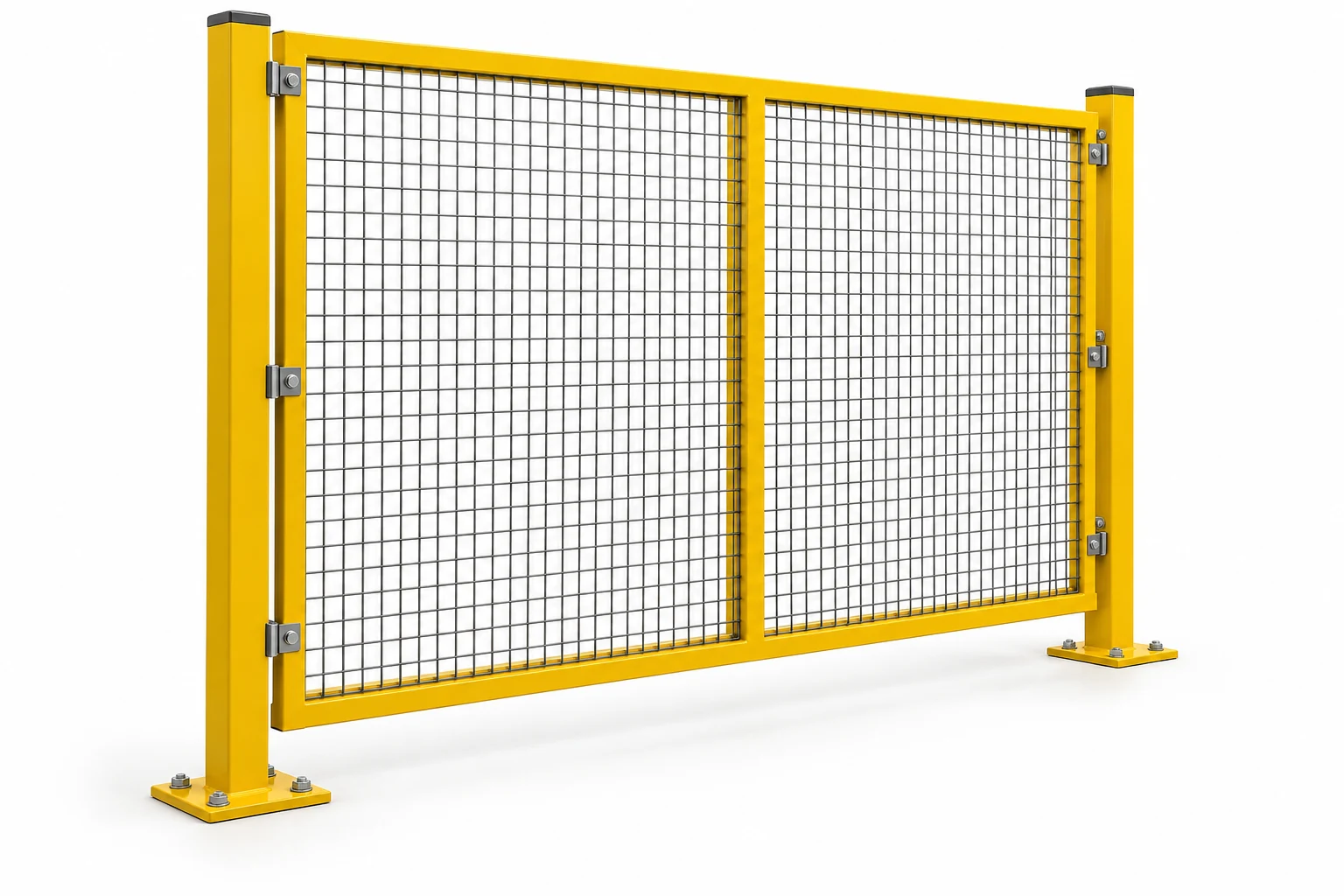 Machine mesh guarding with rigid frames — product image
