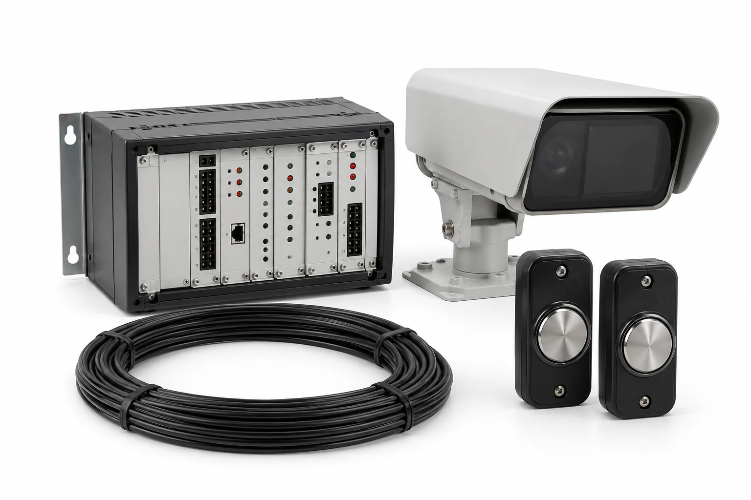 Traffic signal detector and pushbuttons — product image