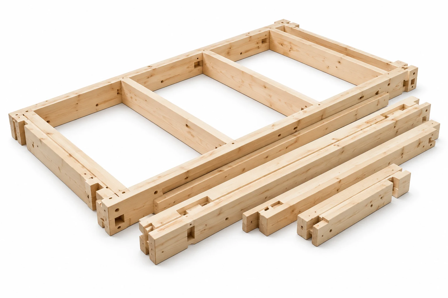 CNC-cut/profiled frames with identification — product image