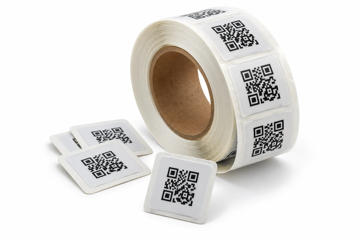 QR/serial traceability tags product illustration