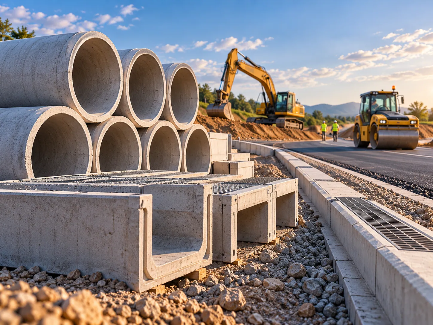 Illustrative roads & drainage solution