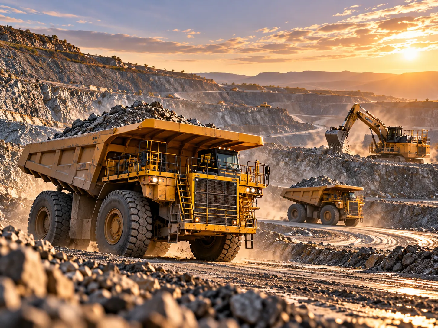 Mining and industrial solutions concept