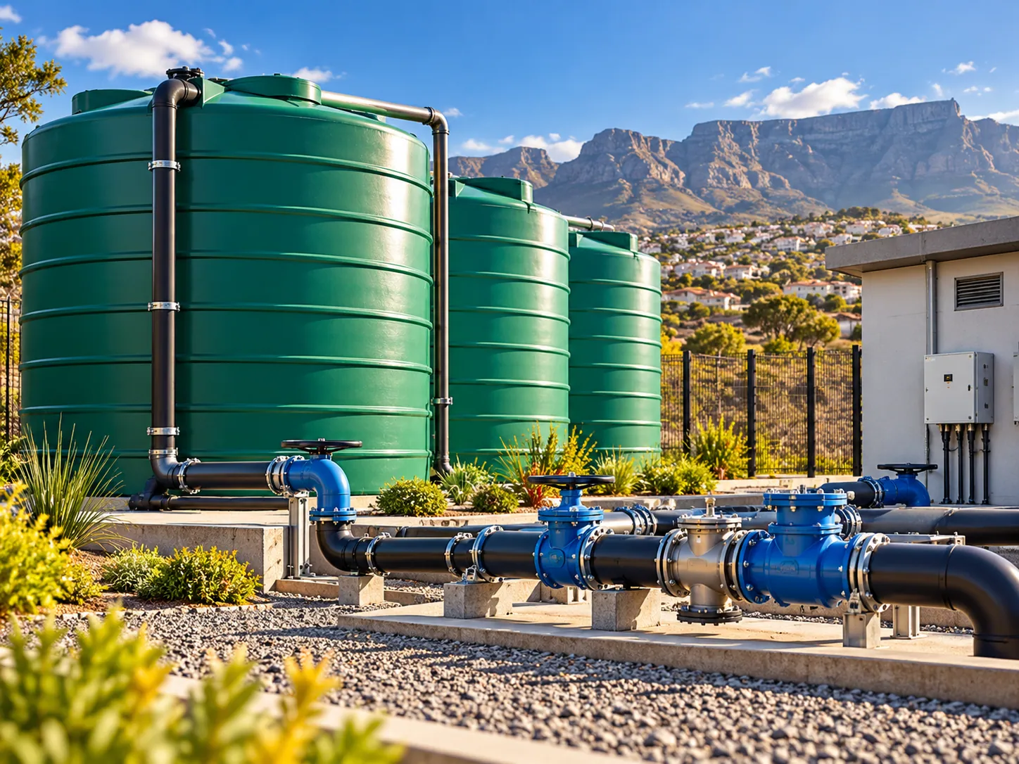 Illustrative sanitation & water solution