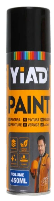 YIAD Black Spray Paint 450 ml — product image