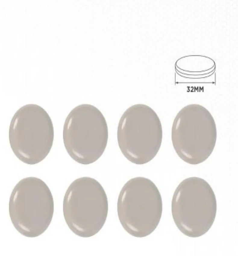 YIAD Beige Self-Adhesive PP Furniture Sliding Pads 32 mm — product image
