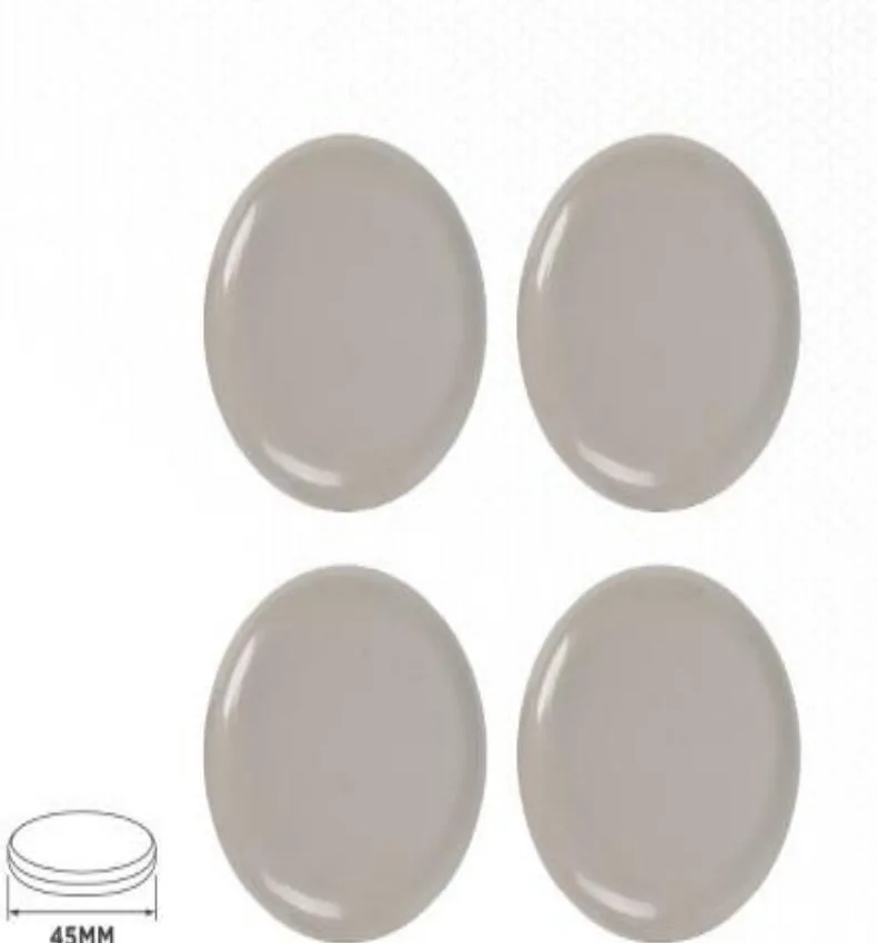 YIAD Beige Self-Adhesive PP Furniture Sliding Pads 45 mm — product image