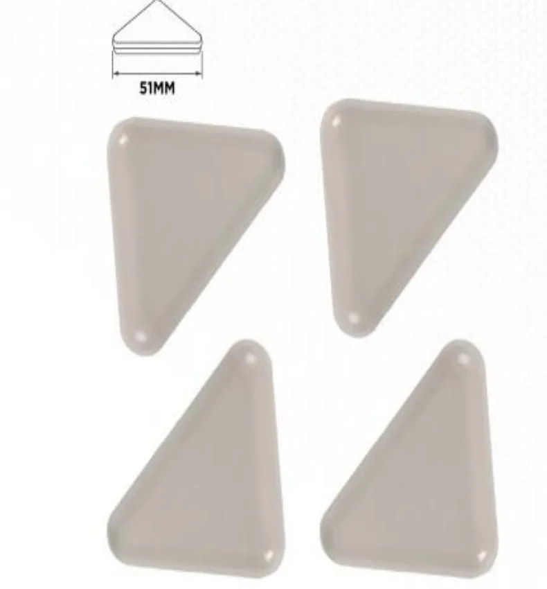 YIAD Beige Triangular Furniture Sliding Pads 51 mm — product image