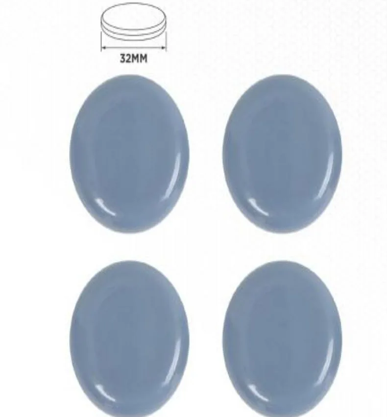 YIAD Light-Blue Furniture Sliding Pads 32 mm — product image