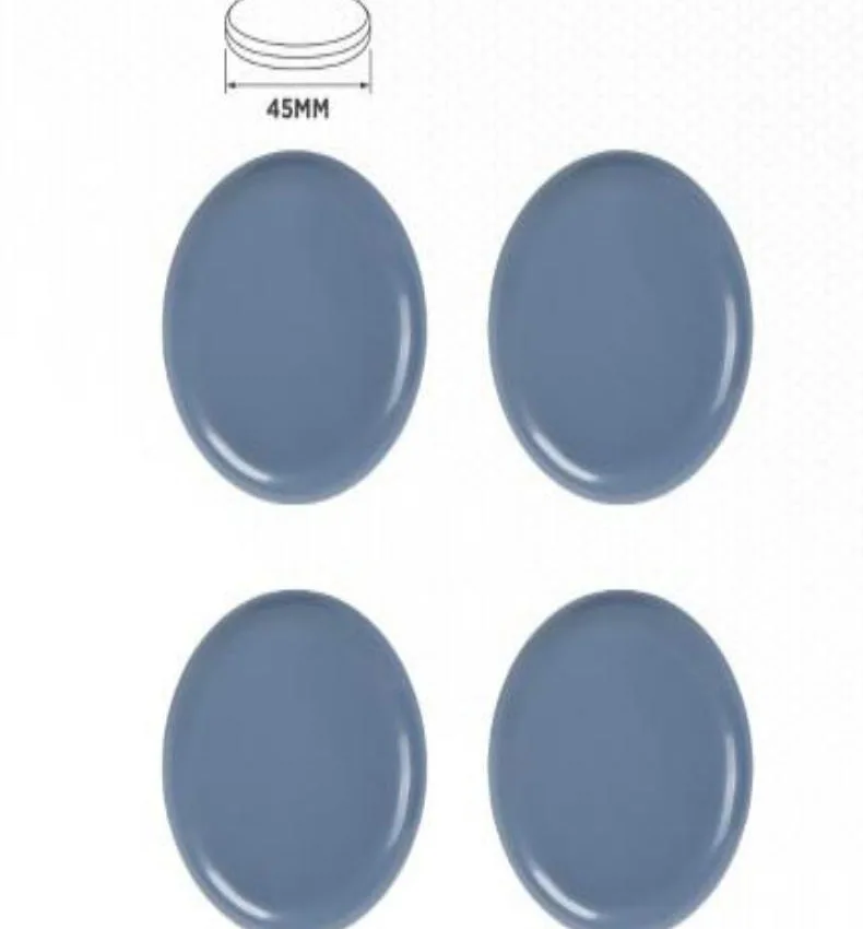 YIAD Light-Blue Furniture Sliding Pads 45 mm — product image