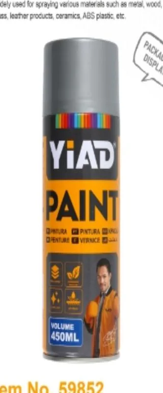 YIAD Premium Silver Spray Paint 450 ml, Code 361 — product image