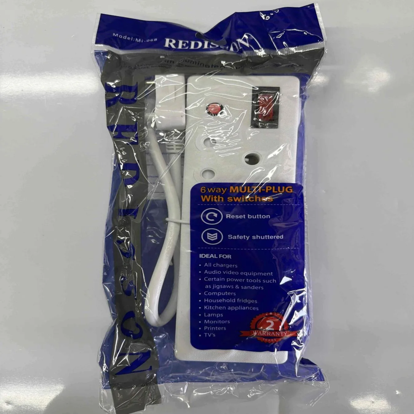 REDISSON Multi-Plug Extension MI-06B — product image