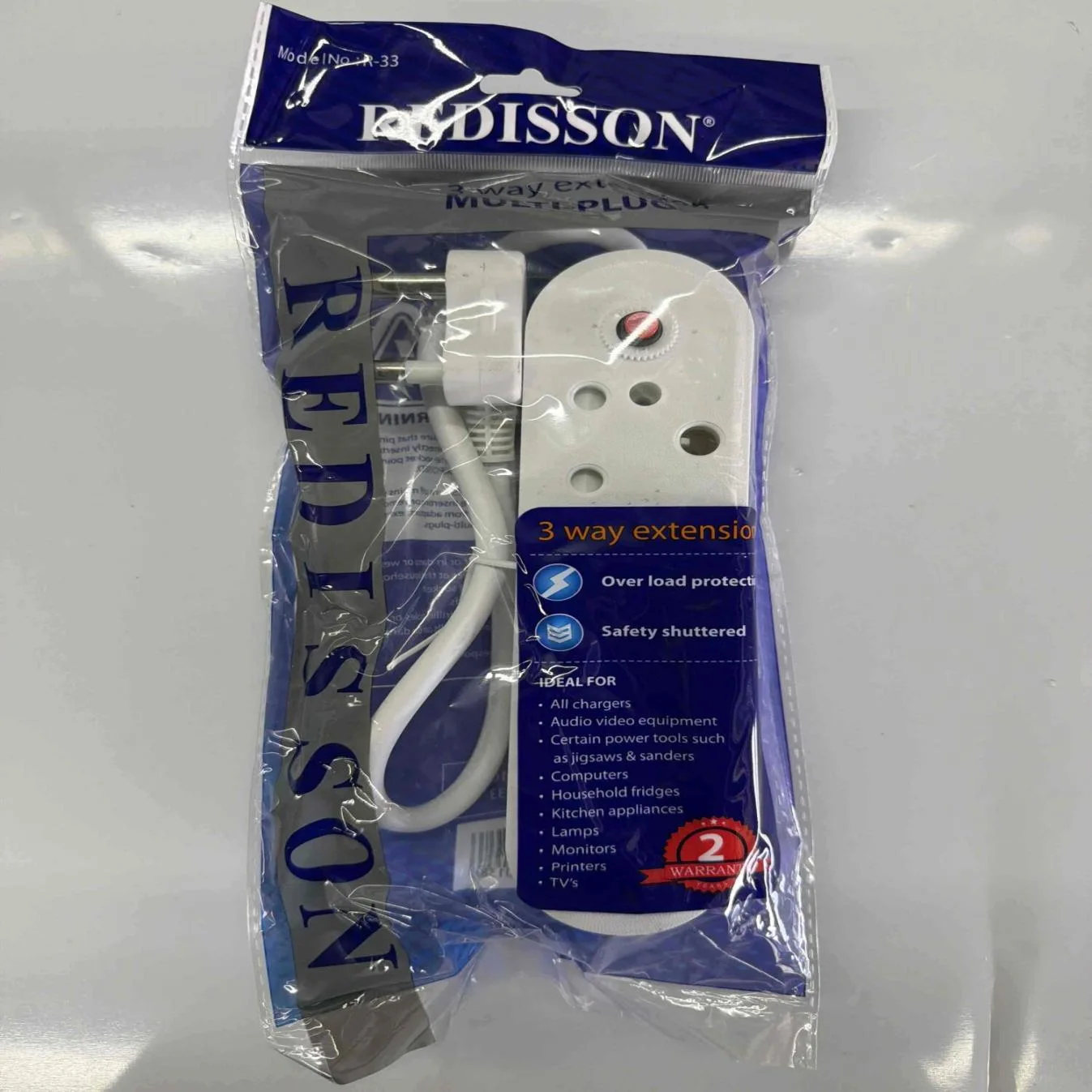 REDISSON Multi-Plug Adapter R-33 — product image