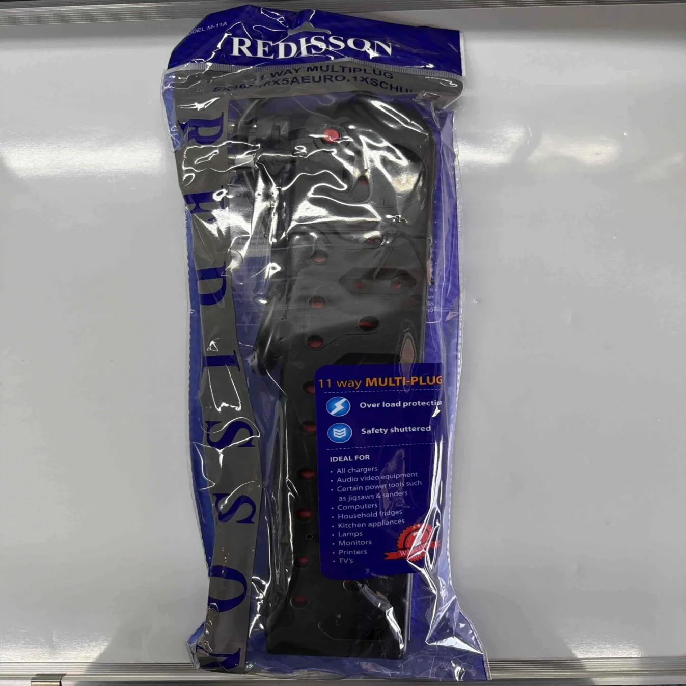 REDISSON Multi-Plug Adapter REDM-11ABLACK — product image