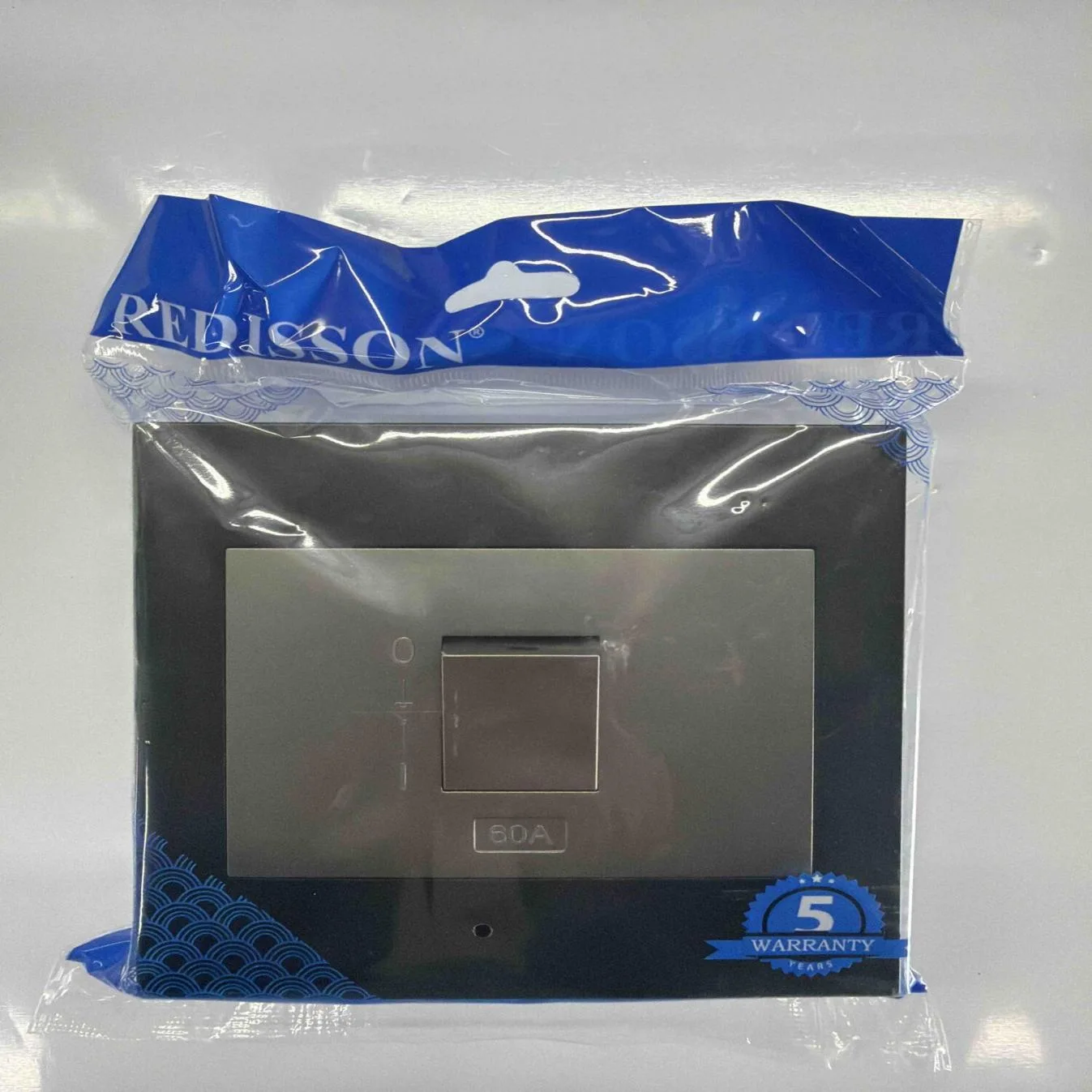 REDISSON Grey Wall Switch Plate REDM07-CSG — product image