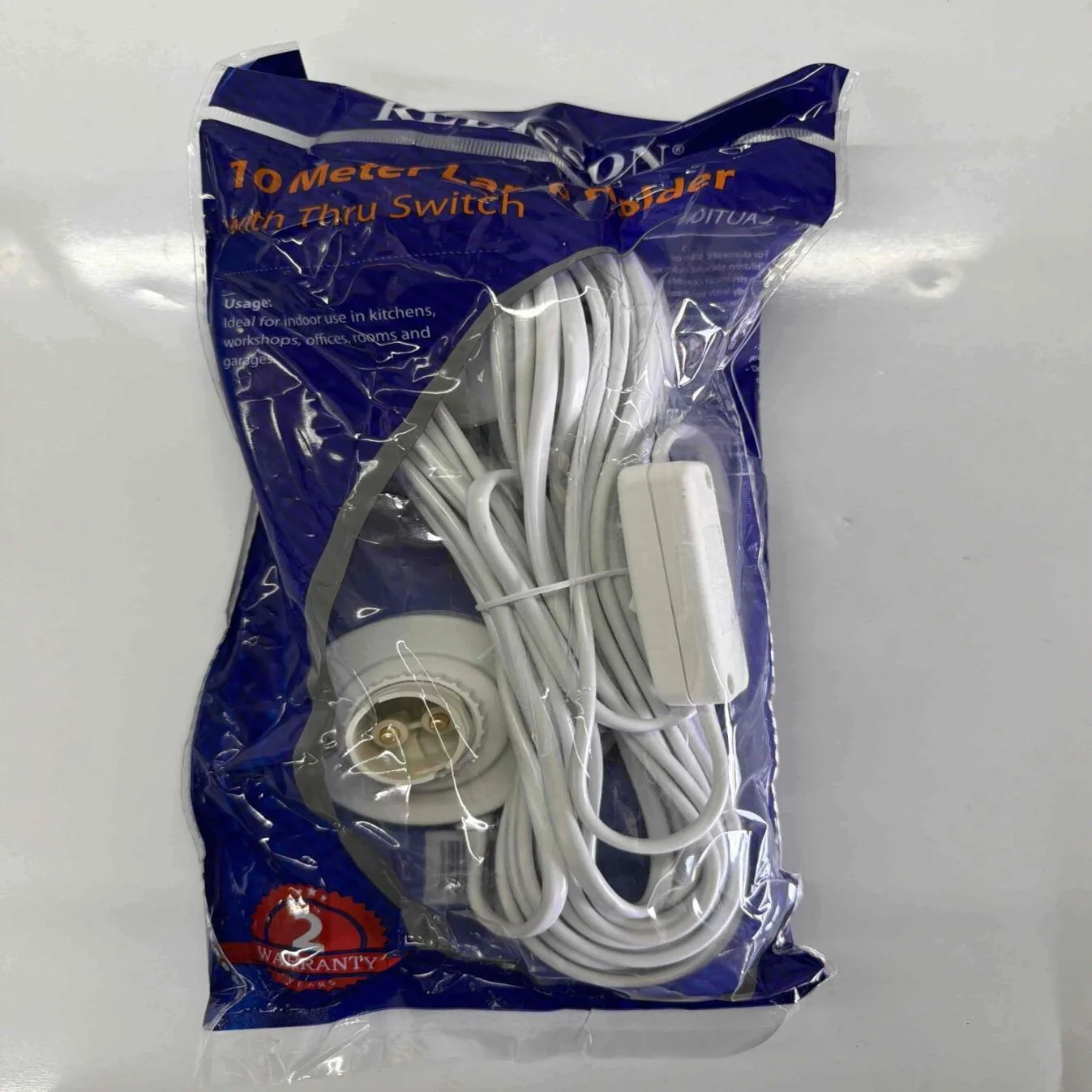 REDISSON Lamp Holder Cord with Inline Switch R305-10M — product image