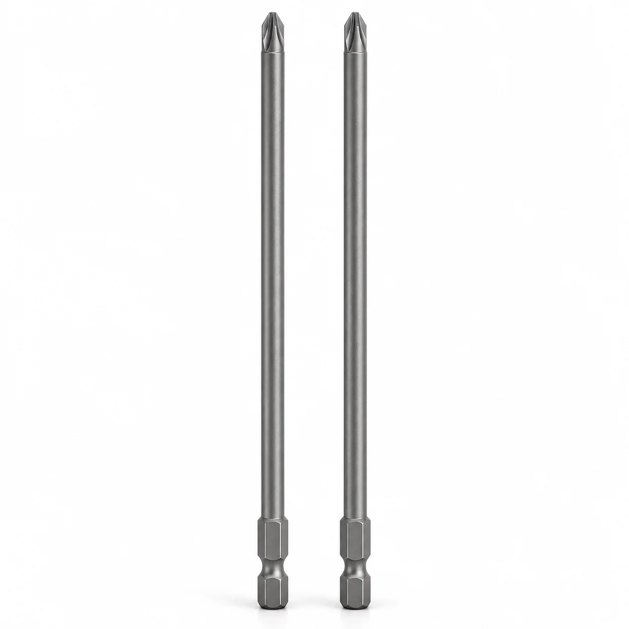 200mm PH2 Hex Shank Phillips Screwdriver Bit 2PCS — product image