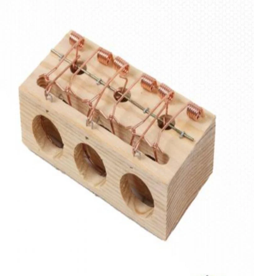 YIAD Wooden Mouse Trap 12 x 6 x 4 cm