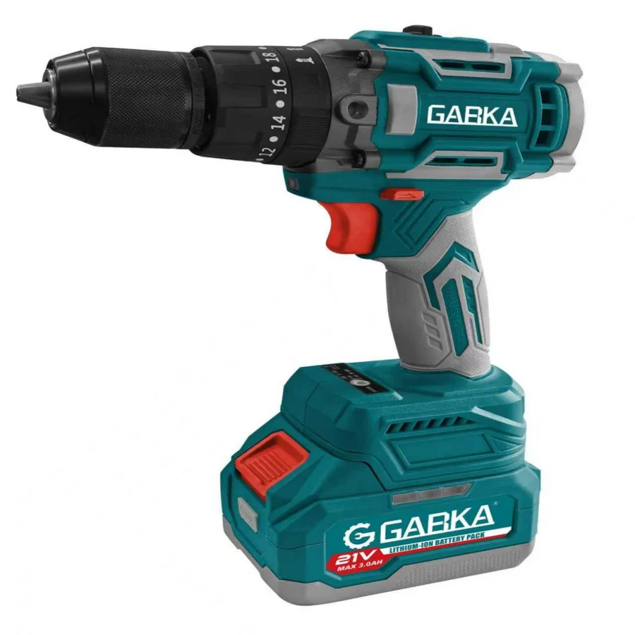 GABKA Brushless Cordless Drill Kit 21V 13 mm