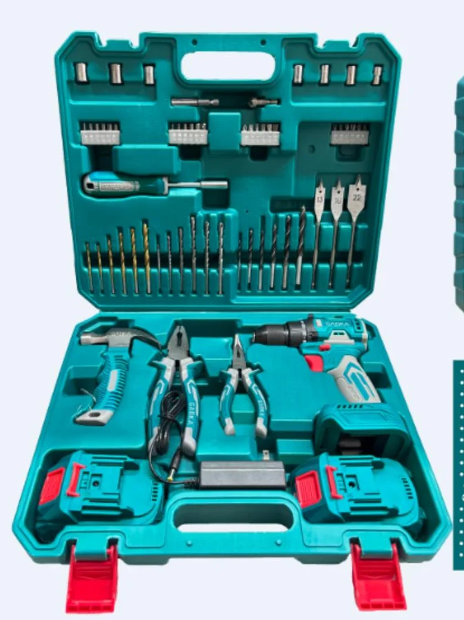 GABKA 63-piece Cordless Drill Tool Kit 21V — product image