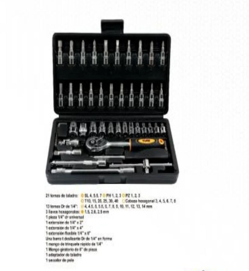 YIAD 46-piece Socket Wrench Set - 1/4 inch Drive — product image