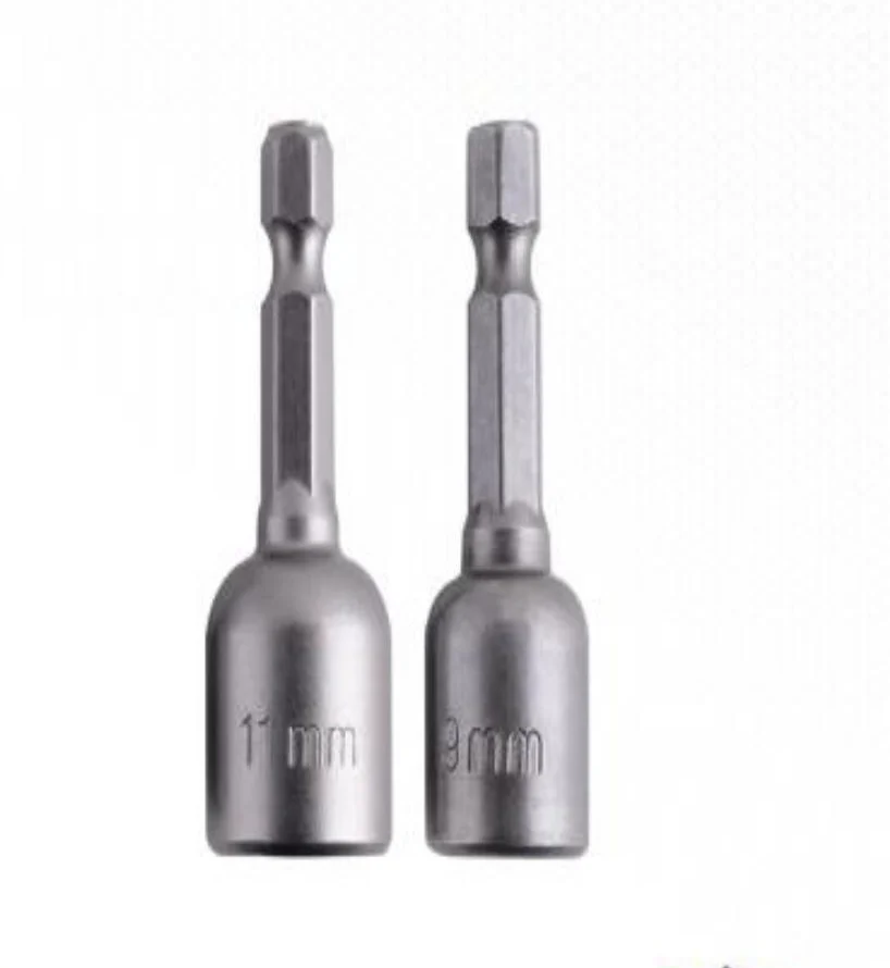YIAD 2-piece Magnetic Nut Driver Bit Set 9/11 mm x 48 mm — product image