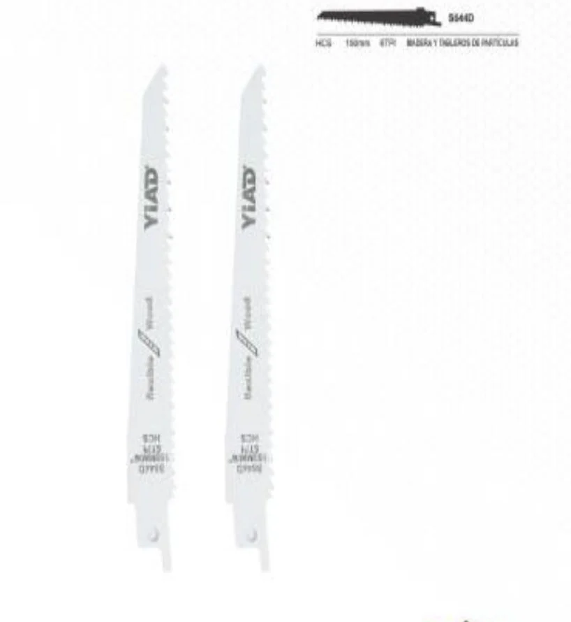 YIAD 2-piece Reciprocating Saw Blade Set S644D 150 mm — product image