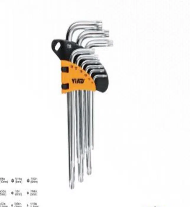 YIAD 9-piece Star-profile Key Set — product image