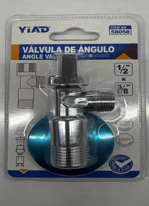 YIAD Zinc-alloy Angle Valve 3/8–1/2