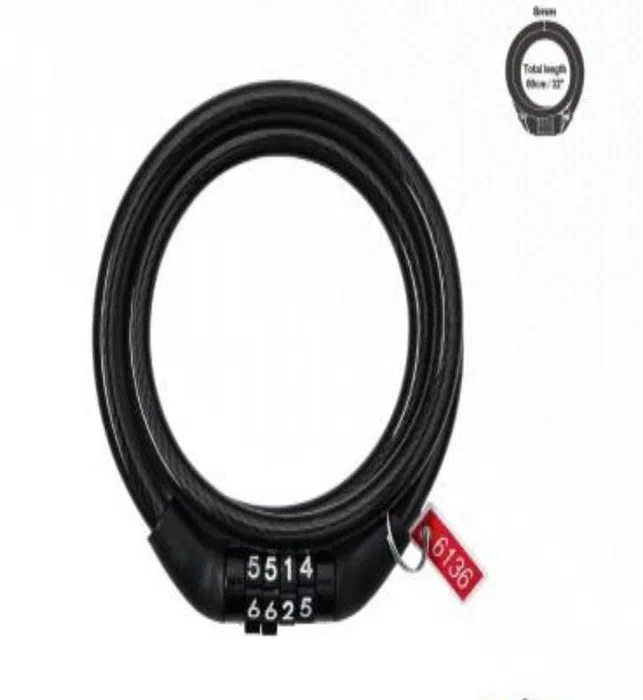 YIAD Combination Bicycle Cable Lock 8 x 800 mm — product image