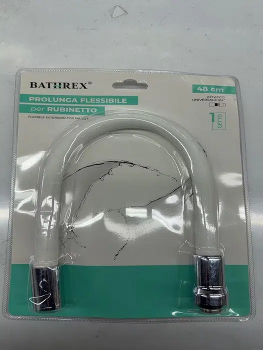 BATHREX Flexible Basin Waste Pipe 48 cm — product image