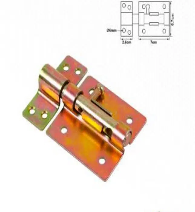 YIAD Zinc-finished Sliding Bolt 70 mm