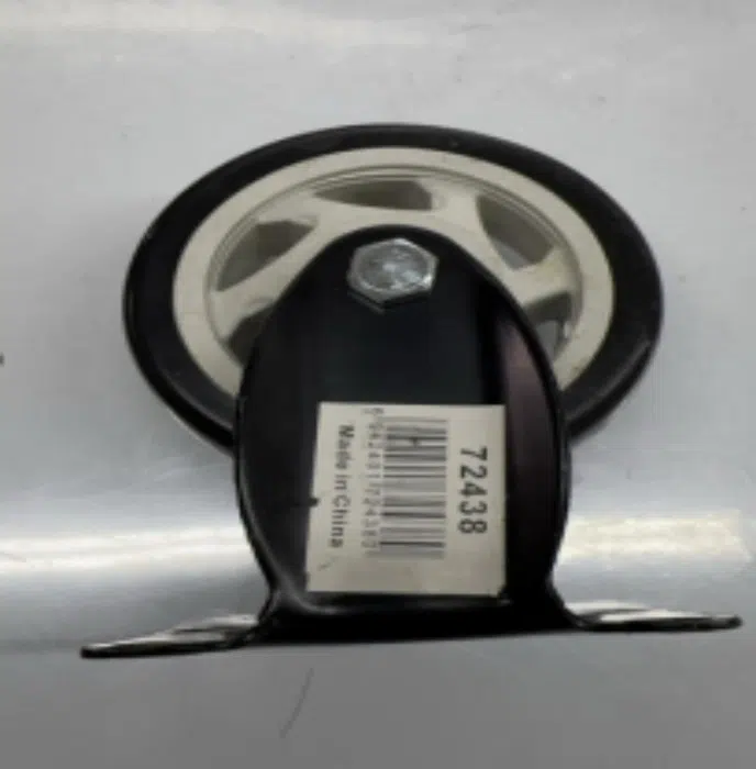 Fixed Black and White Castor 4 inch — product image