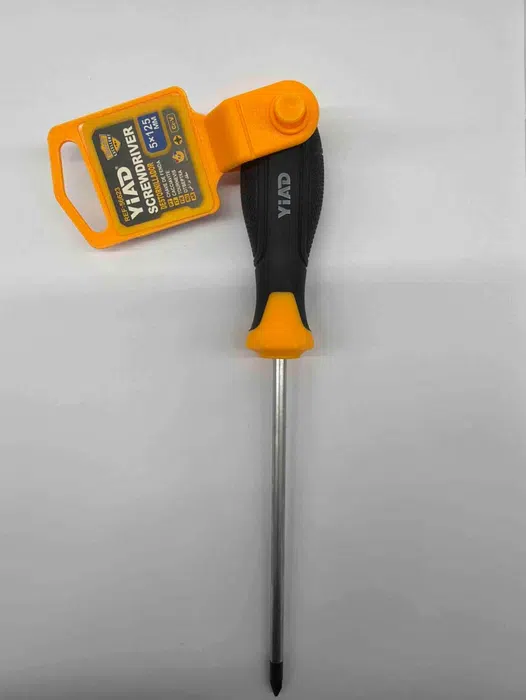 YIAD Three-colour-handle Screwdriver 5 x 125 mm — product image