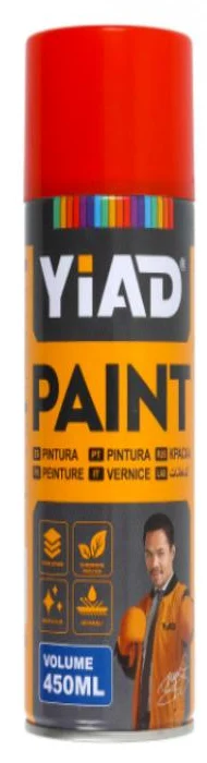 YIAD Orange red Spray Paint 450 ml — product image