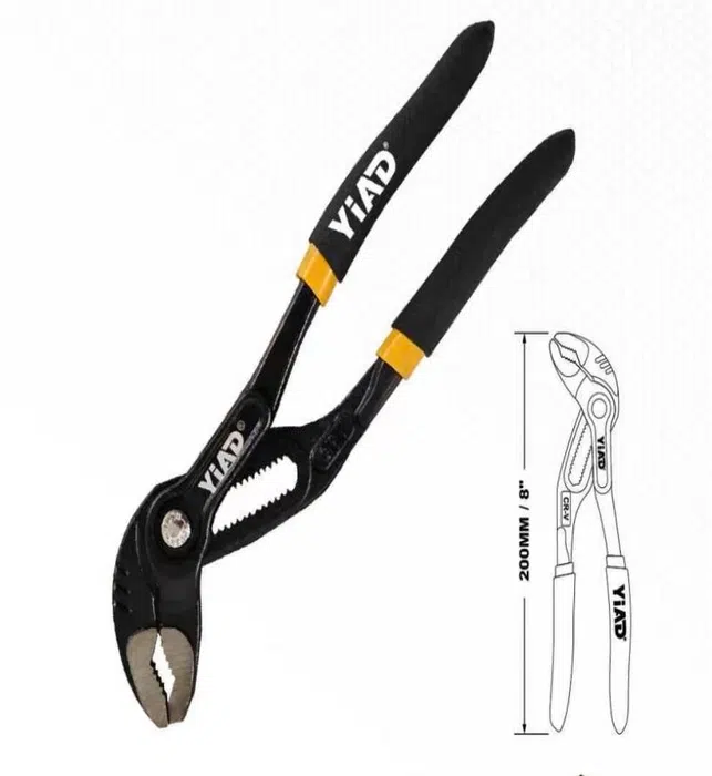 YIAD Quick-adjust Water Pump Pliers 200 mm — product image