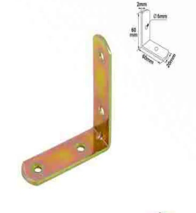 YIAD 4-piece Angle Bracket Set 60 x 20 x 2 — product image