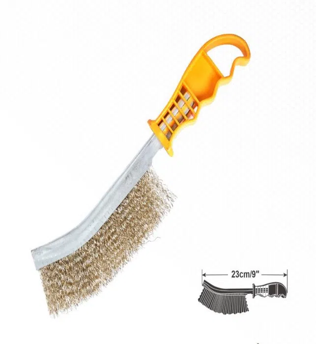 YIAD Curved Steel Wire Brush 230 mm — product image