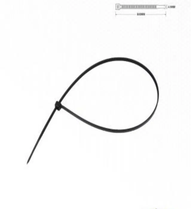 YIAD 20-piece Black Nylon Cable Tie Pack 4.8 x 500 mm — product image