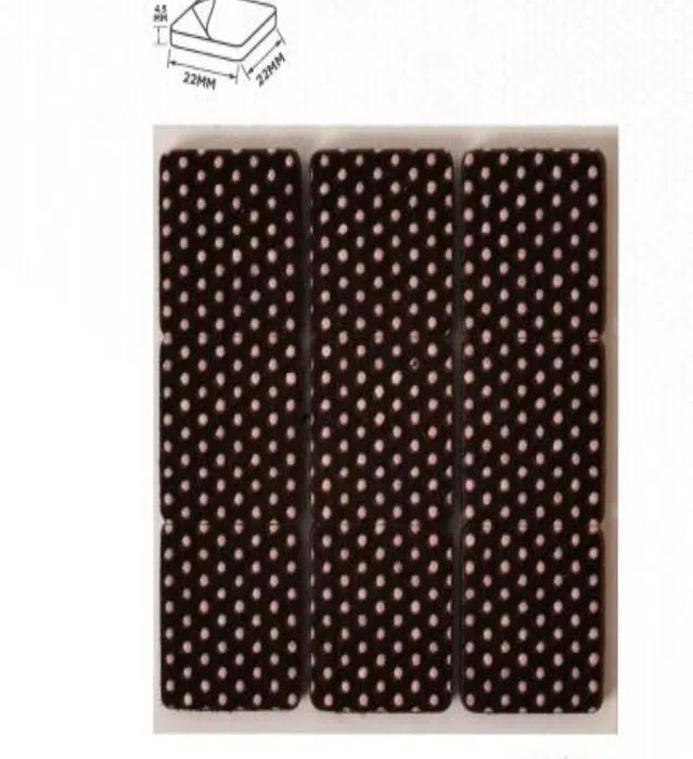 YIAD Brown Square Dotted Felt Pad Sheet 22 mm — product image