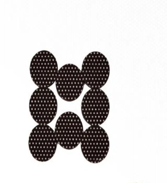 YIAD Brown Dotted Felt Pad Sheet 28 mm — product image