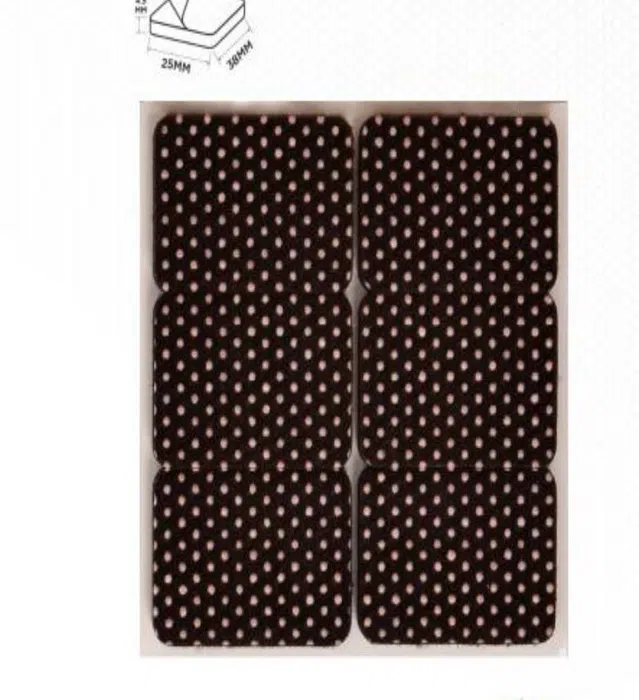 YIAD Brown Dotted Felt Pad Sheet 25 x 38 mm — product image