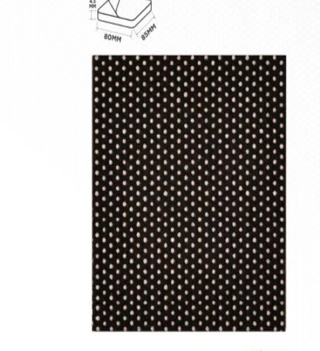 YIAD Brown Dotted Felt Pad Sheet 80 x 85 mm — product image