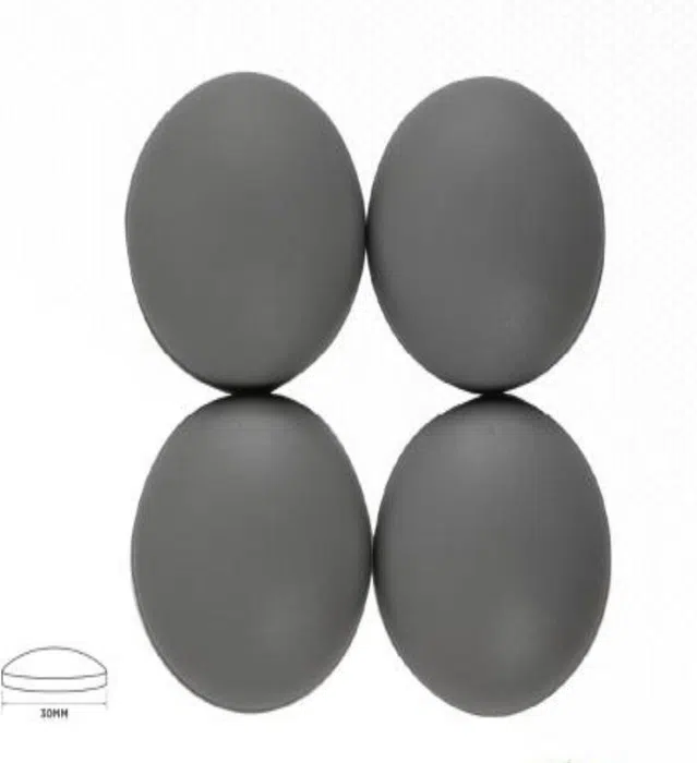 YIAD 4-piece Grey Silicone Door Stop Pad Pack 30 mm — product image